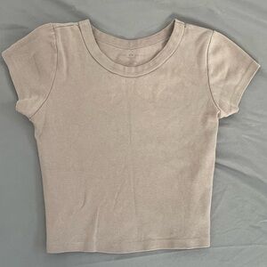 lilac cropped brandy melville t-shirt